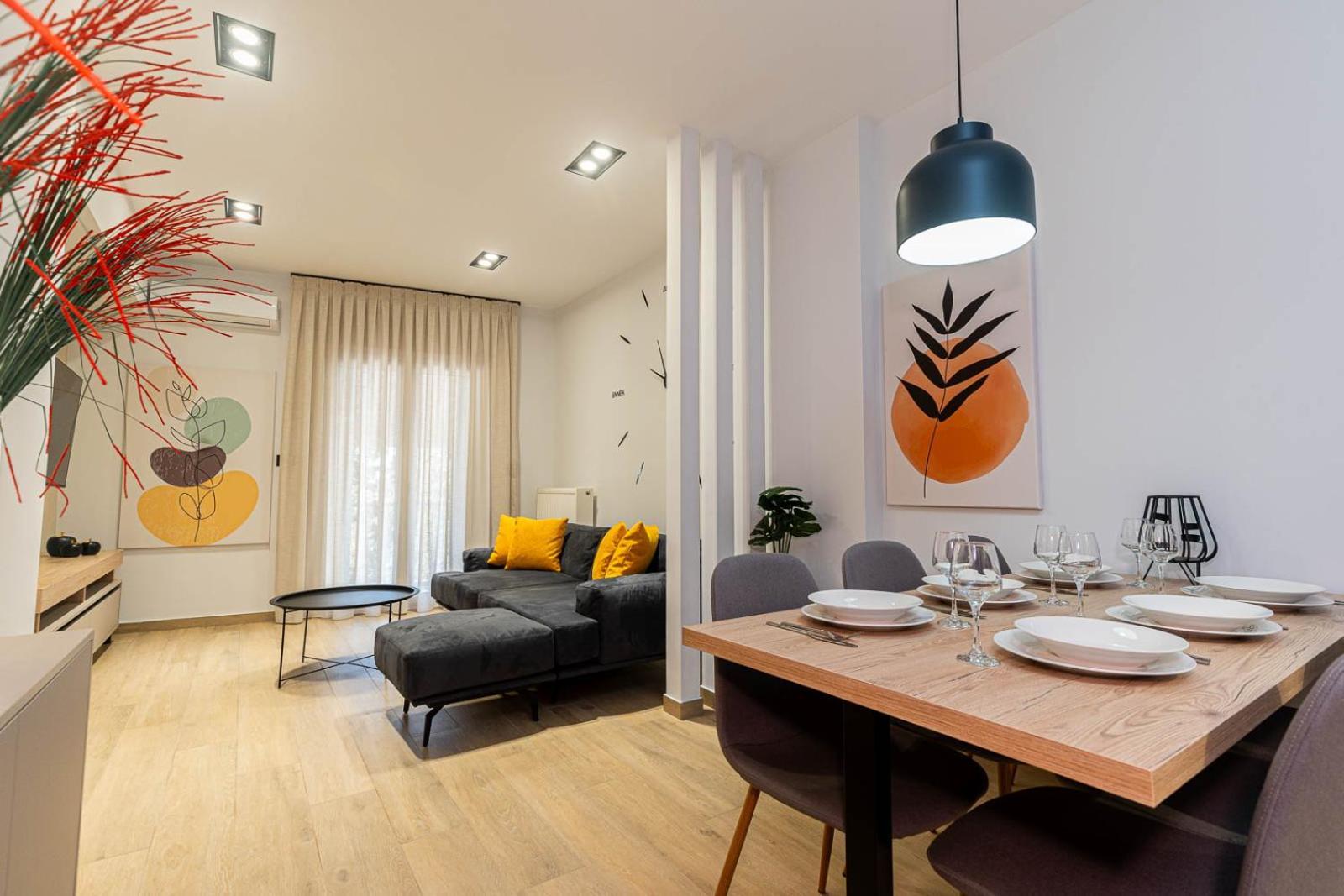 Modern 3 Bedroom Luxury Apartment Солун Екстериор снимка